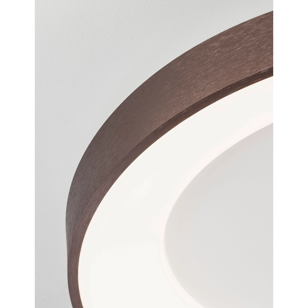 Plafondlamp Rando Thin koffie bruin Ø 60cm Lyora 5212017420121