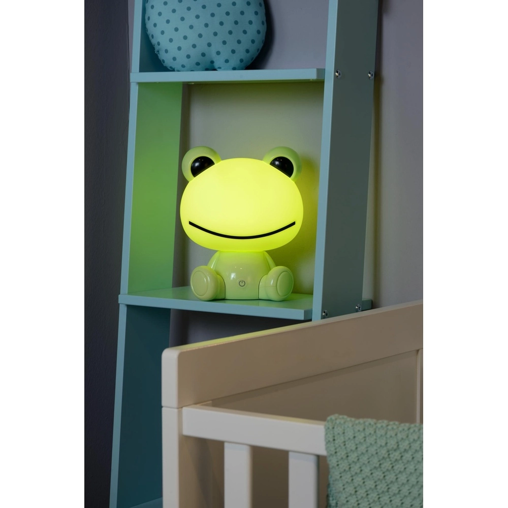 Nachtlampje Dodo Frog kinderkamer groen Lucide 5411212712752