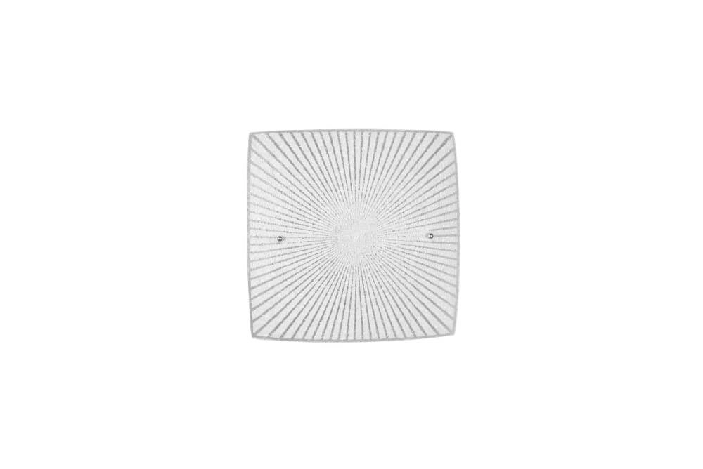 Glazen plafondlamp Elisa 30x30 cm Trio 4017807522037