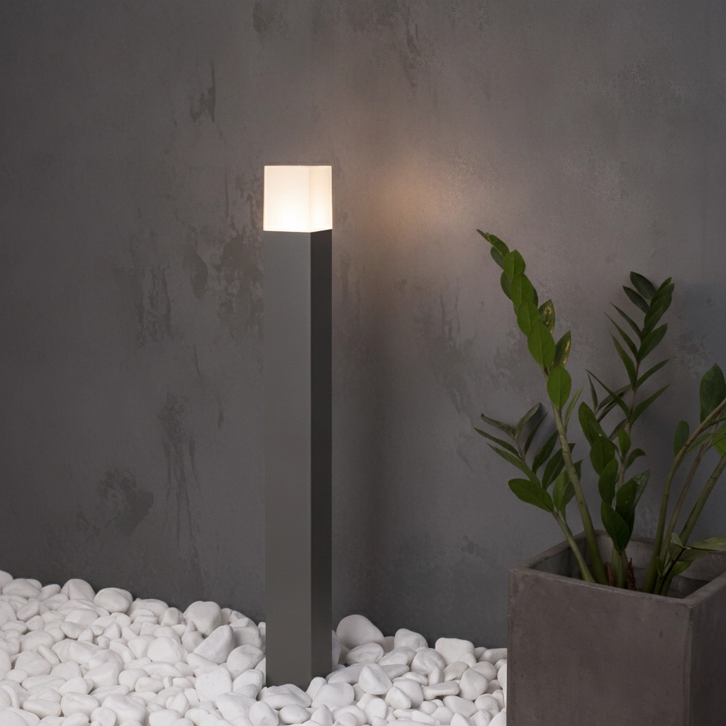 Padverlichting Stick grijs 80cm