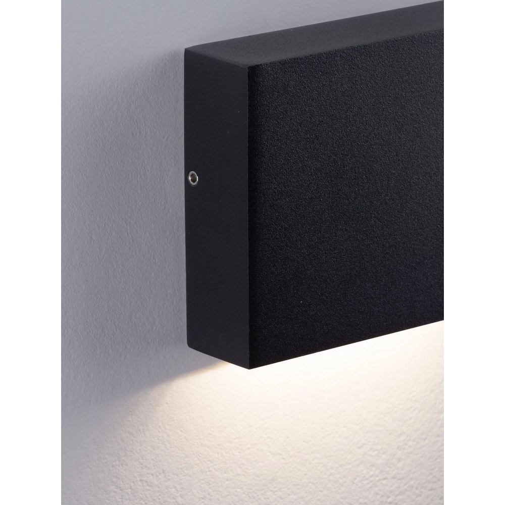 Strakke wandspot Tick downlighter zwart Lyora 5212017453617