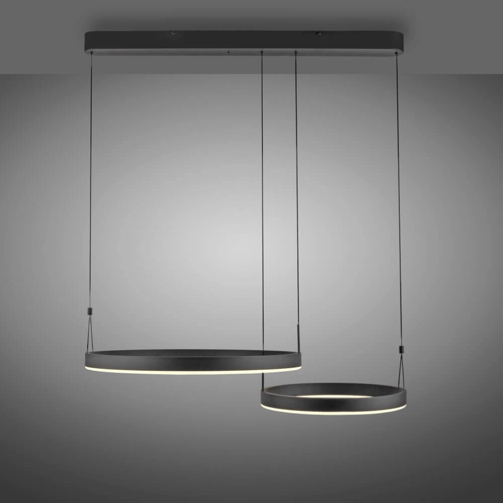 Design hanglamp Esko zwart Paul Neuhaus 4012248384565