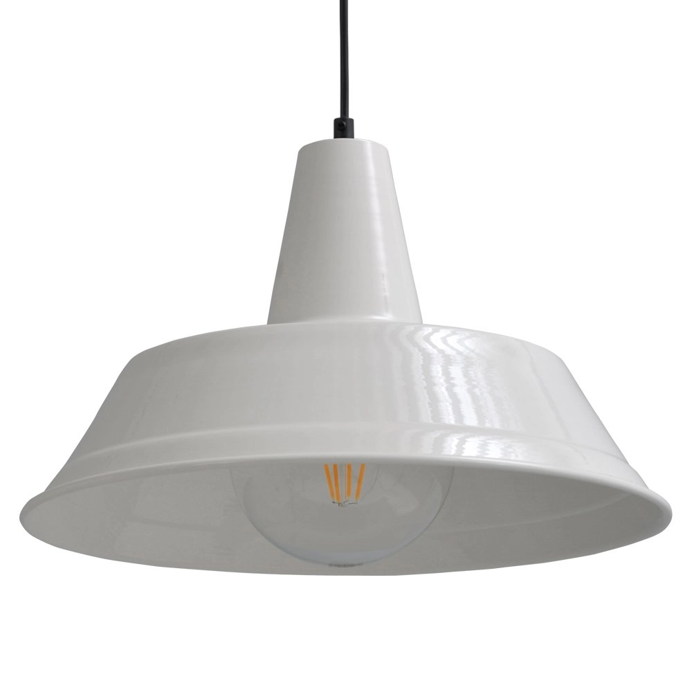 Retro witte hanglamp Industria 35 Retro witte hanglamp Industria 35