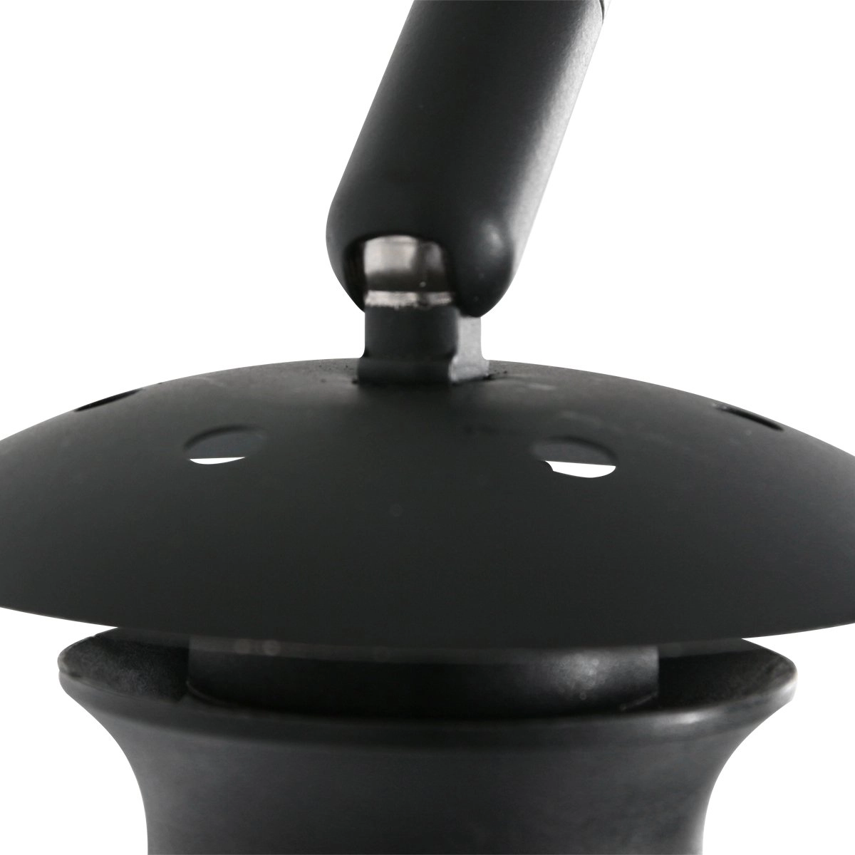 Wand booglamp Sparkled zwart met smoke kap Steinhauer 8712746146660