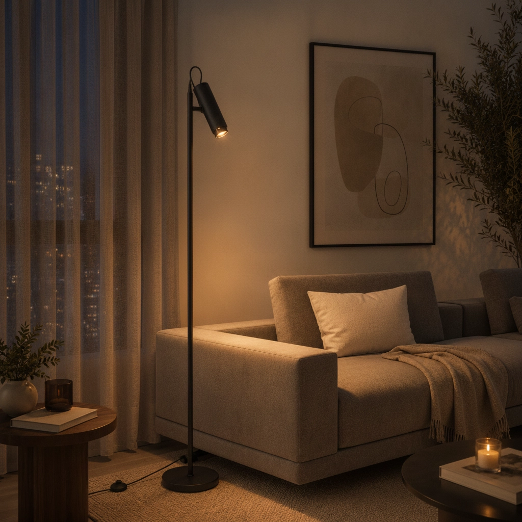 Leeslamp Nessi zwart met goud