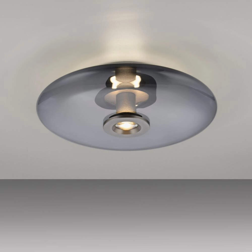 Design plafondlamp Pure Vitrum grijs Paul Neuhaus 4012248382660