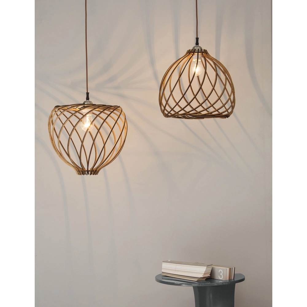 Houten hanglamp Adana Ø 35cm Lyora 5212017424952