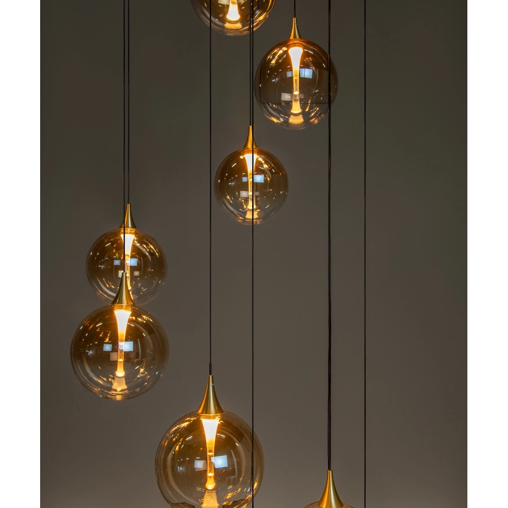 Design led hanglamp Gisela fading - 12x Ø 16cm Premium by Lucide 5411212134851