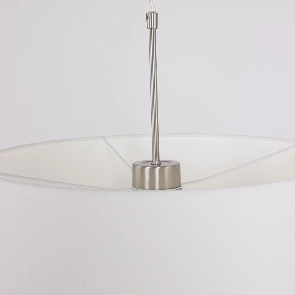 Hanglamp Gramineus met grijze kap Steinhauer 8712746088748