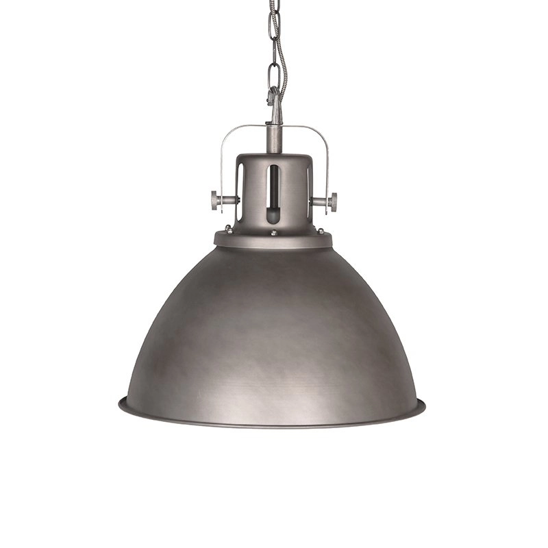 Stoere hanglamp Spot Grid Ø 47cm grijs Label51 8718885279740