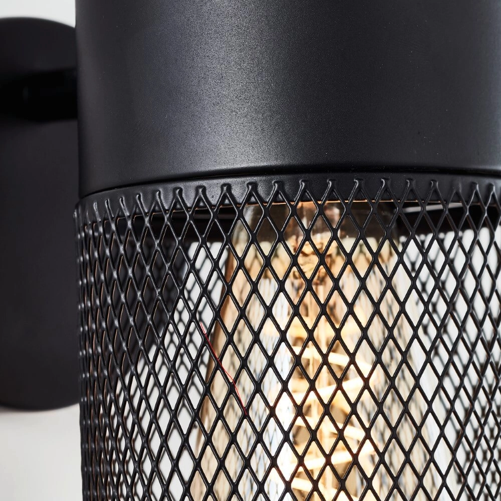 Zwart wandlampje Kamolo Brilliant 4004353409394