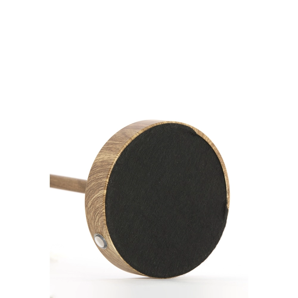 Oplaadbare schemerlamp Diny houtlook met wit Light & Living 8717807816360