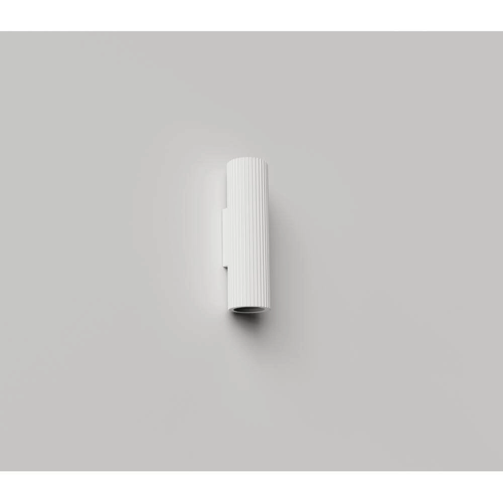 Unieke wandlamp Brest wit met ribbels Artdelight 8720701103078