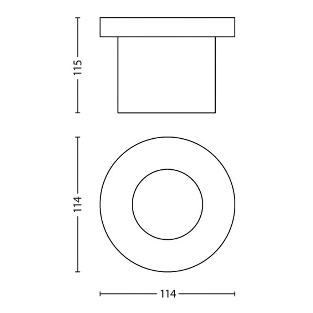Inbouwspot Moss led Philips 8718696120606