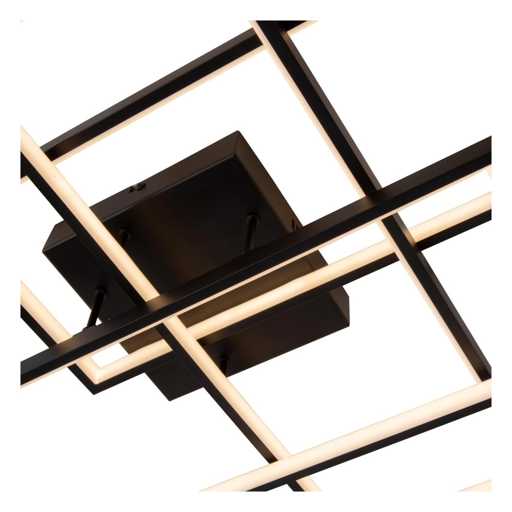 Design plafonniere Lokero zwart Lucide 5411212782953