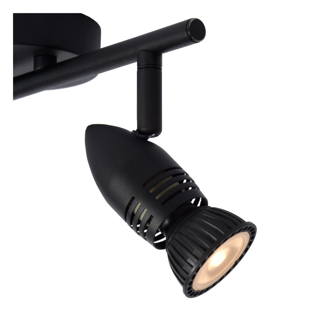Plafondspot Caro 2-lichts zwart Lucide 5411212134233