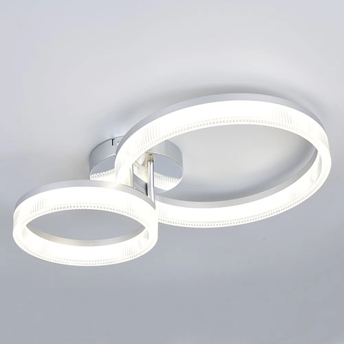 Moderne plafondlamp Mova S chroom