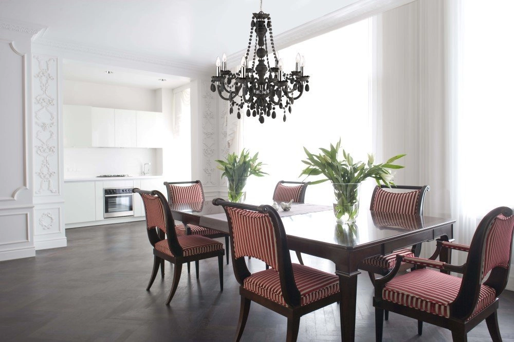 Grote kroonluchter Marie Therese Ø 74cm zwart Searchlight 5053423022956