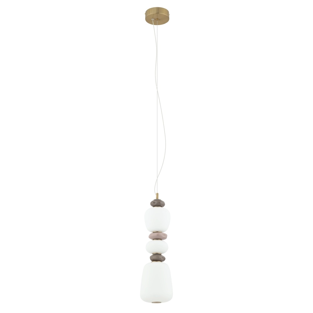 Hanglamp Ceramic Led keramiek en glas Ø 17cm