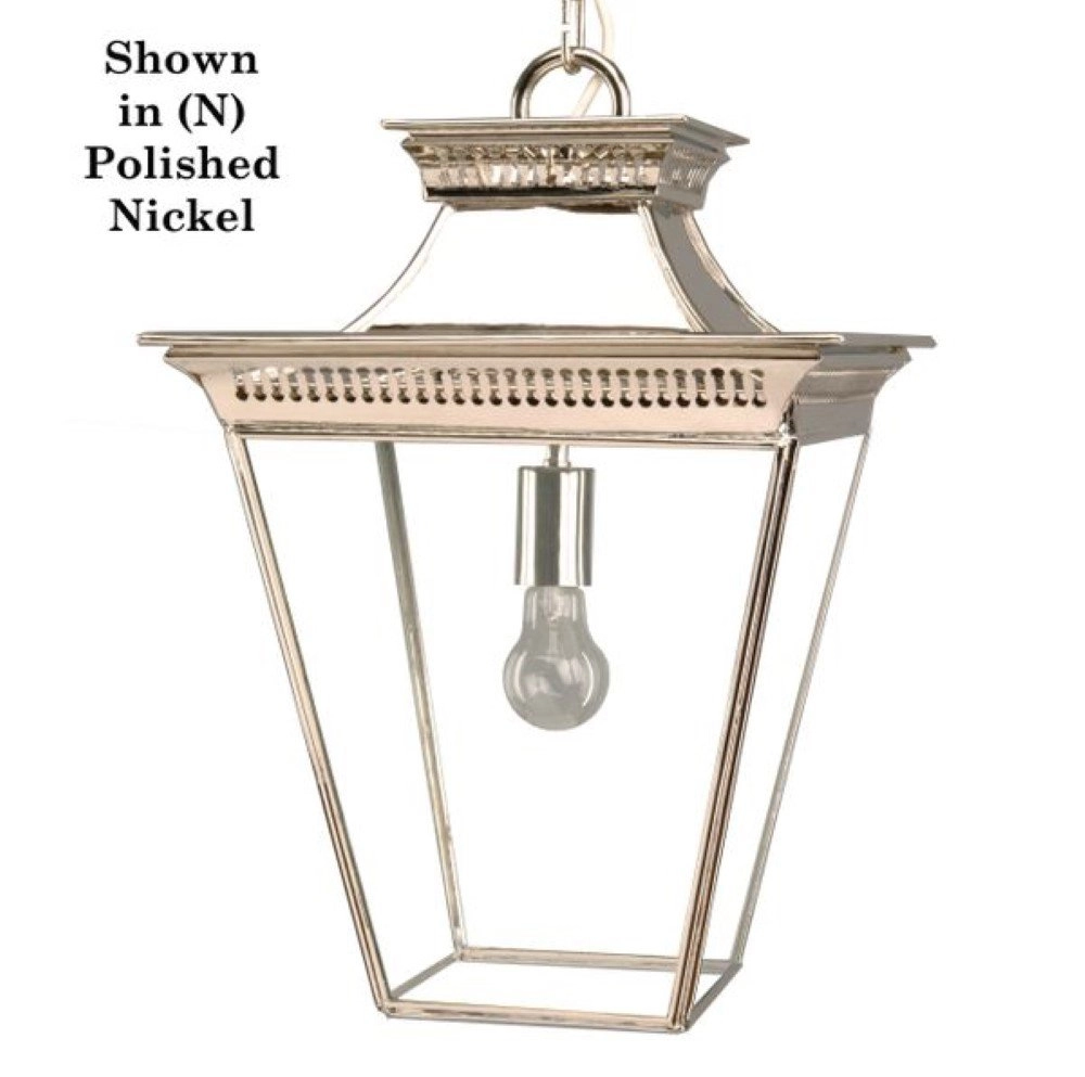 Antieke hanglamp Pagoda M 1-lichts - antiek koper (ANT) Limehouse