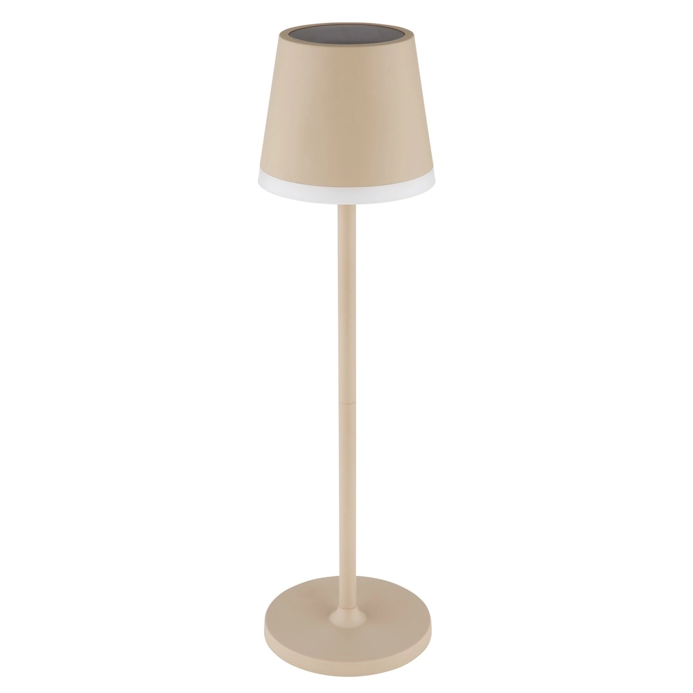 Solar tafellampje Vannieso zand bruin Globo 9007371458684