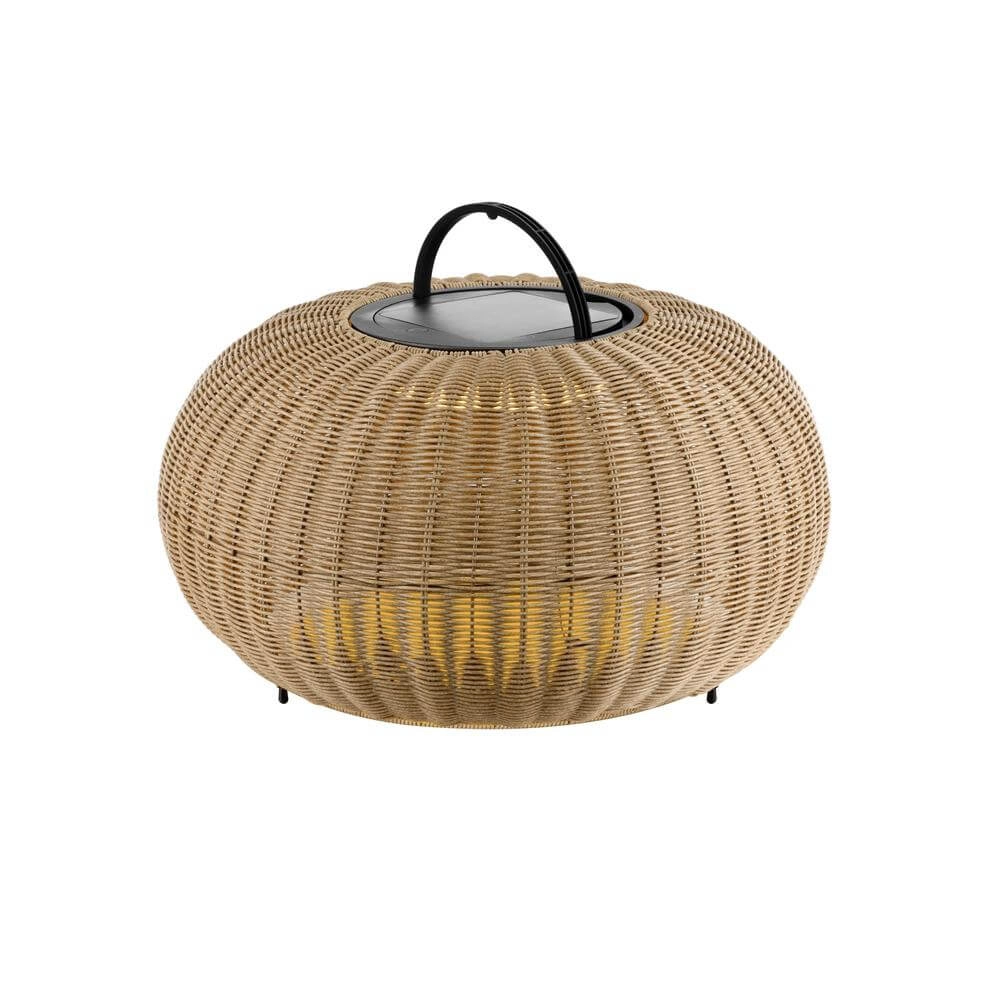 Lage vloerlamp Adegan Flat Solar solar rotan SLV 4024163296618