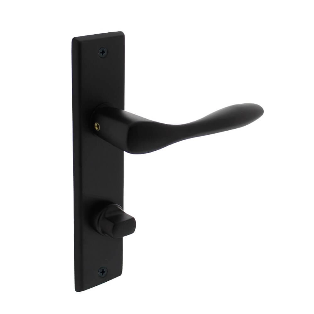 Deurklink Banaan WC-sluiting 63/8 zwart