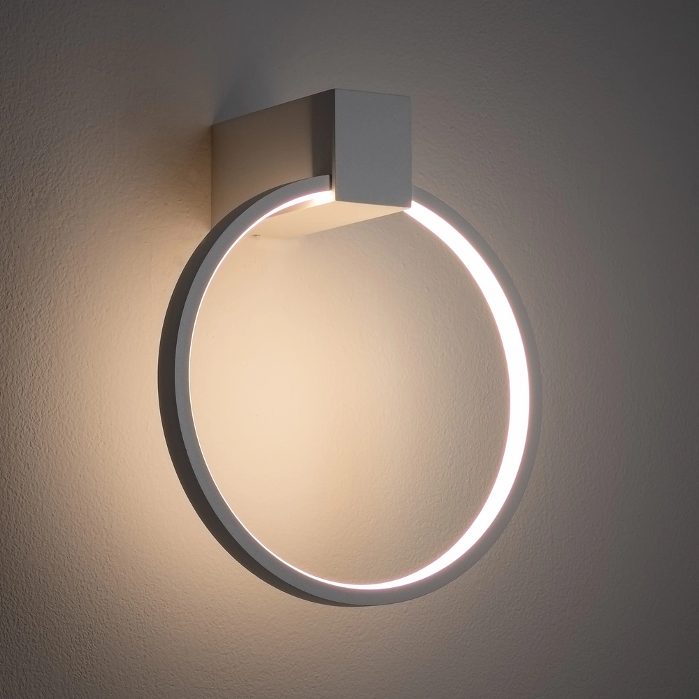 Design wandlamp Circolo Led wit Ø 18cm Lyora 5903139116015