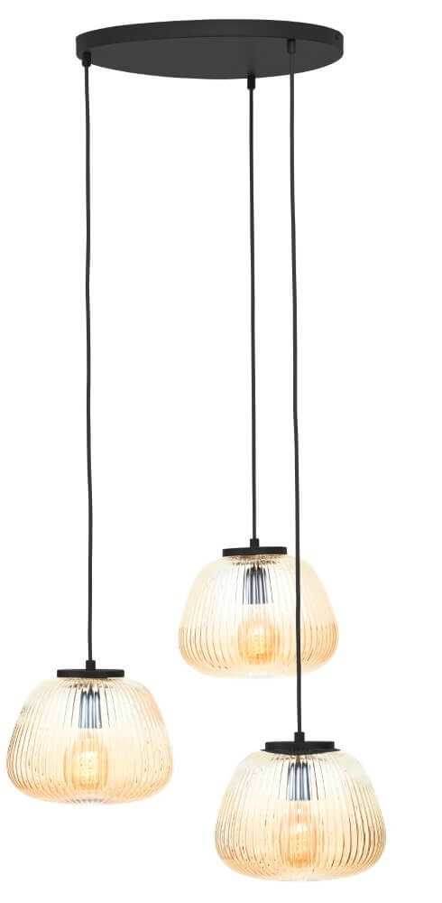 3-lichts hanglamp Kaizen rond Brilliant 4004353430107