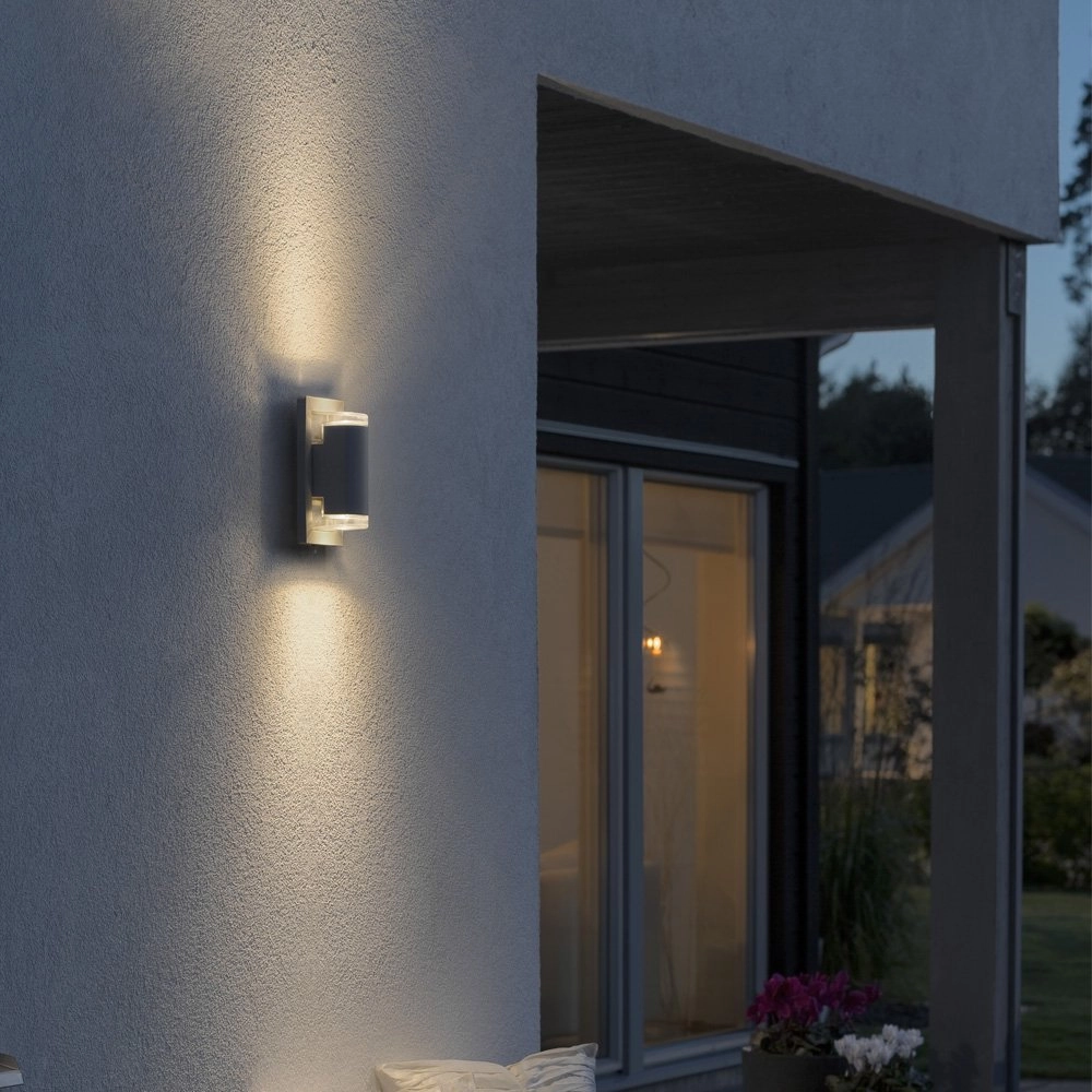 Up en downlight Potenza 22cm antraciet KonstSmide 7318307987379