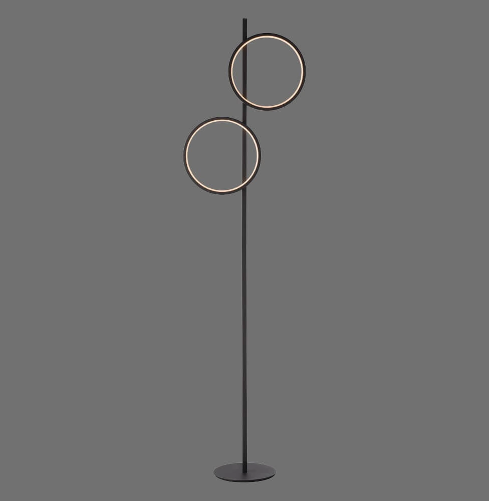 Vloerlamp Mini Ritus zwart Just Light 4043689000233