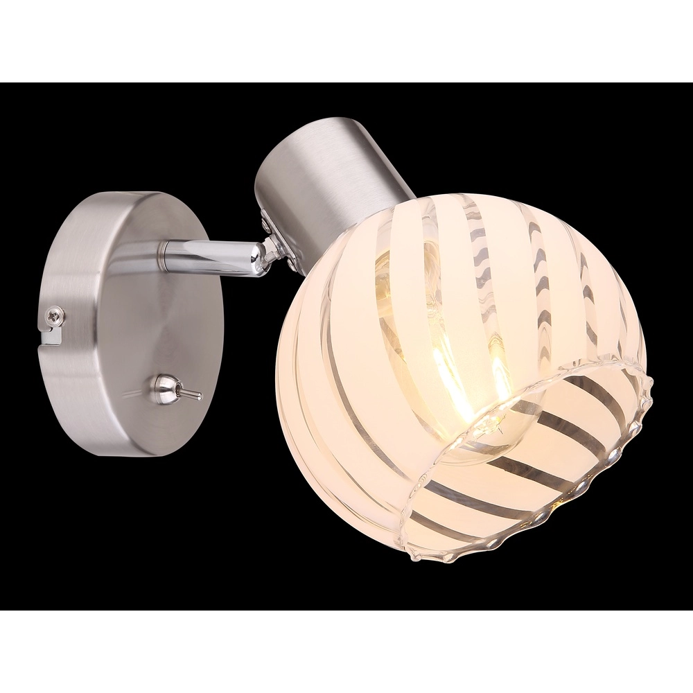 Wandlampje Willy nikkel Globo 9007371400102