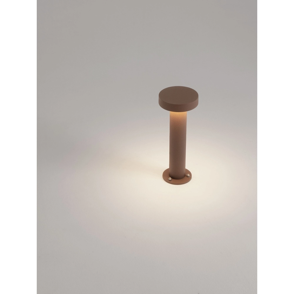 Desing tuinlamp Gong roestbruin 30cm - 3000K Lyora 5212017496218