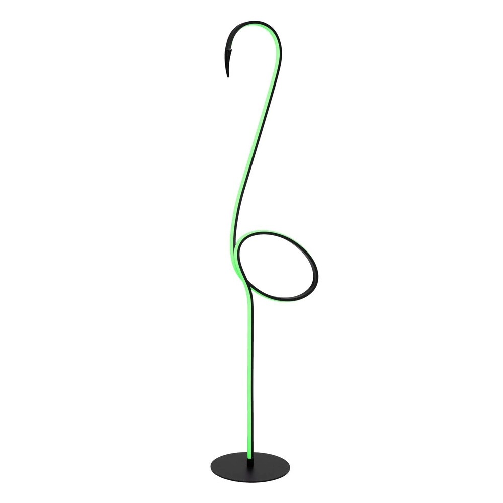 Vloerlamp Flamingo zwart Lucide 5411212051547