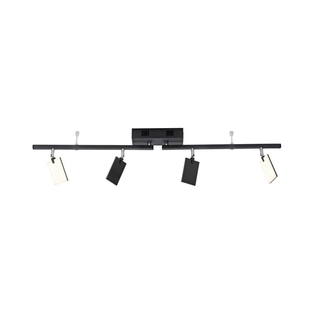 Plafondlamp Pure Mira 4-lichts zwart