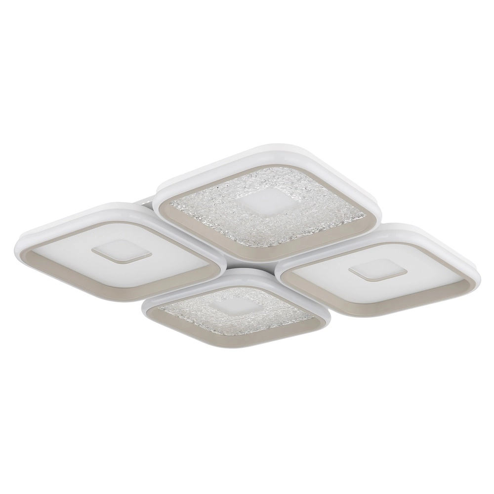 Moderne plafondlamp Mosaiko 54 x 54cm zand bruin Globo 9007371572762