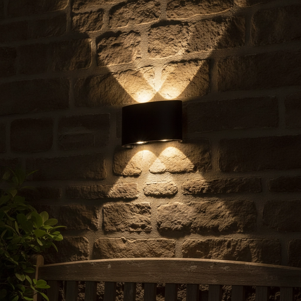 Ovale wandlamp Duomo antraciet