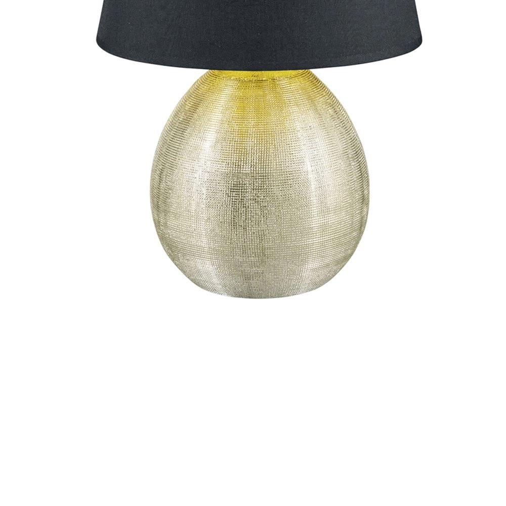 Tafellamp Luxor 35cm goud met zwart Trio 4017807345995
