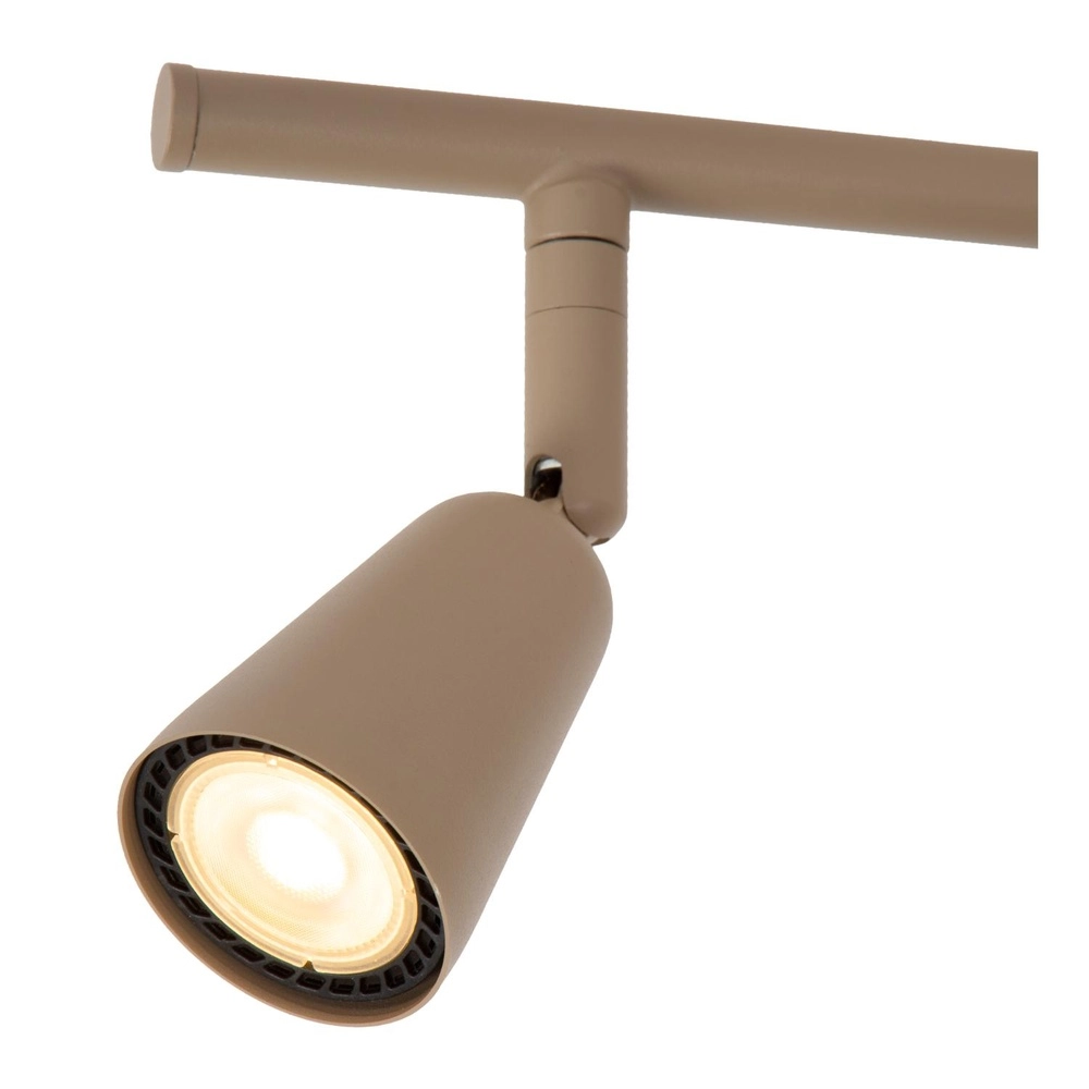 Plafondspot Tiana 2-lichts taupe Lucide 5411212650375