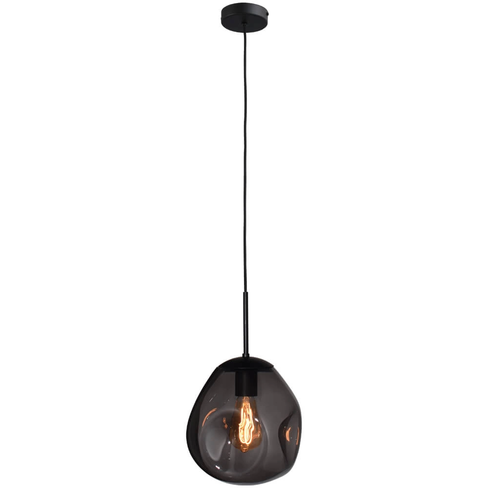 Hanglamp Lava 1x smoke glas Ø 24cm Masterlight 8718121285962