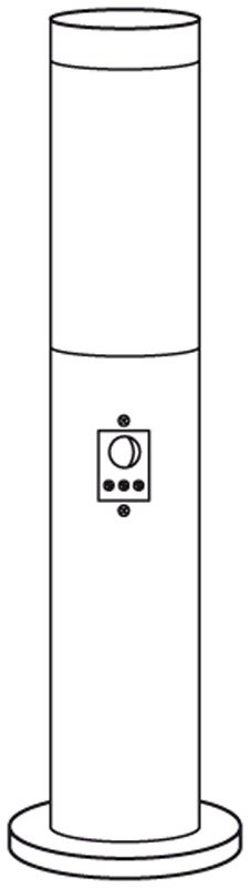 Staande schriklamp Helsinki 45cm met bewegingssensor Eglo 9002759832797