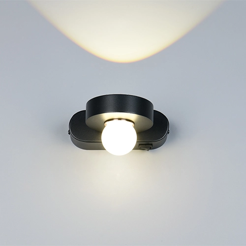 Wandlamp Arpino zwart 15cm Trio 4017807683639