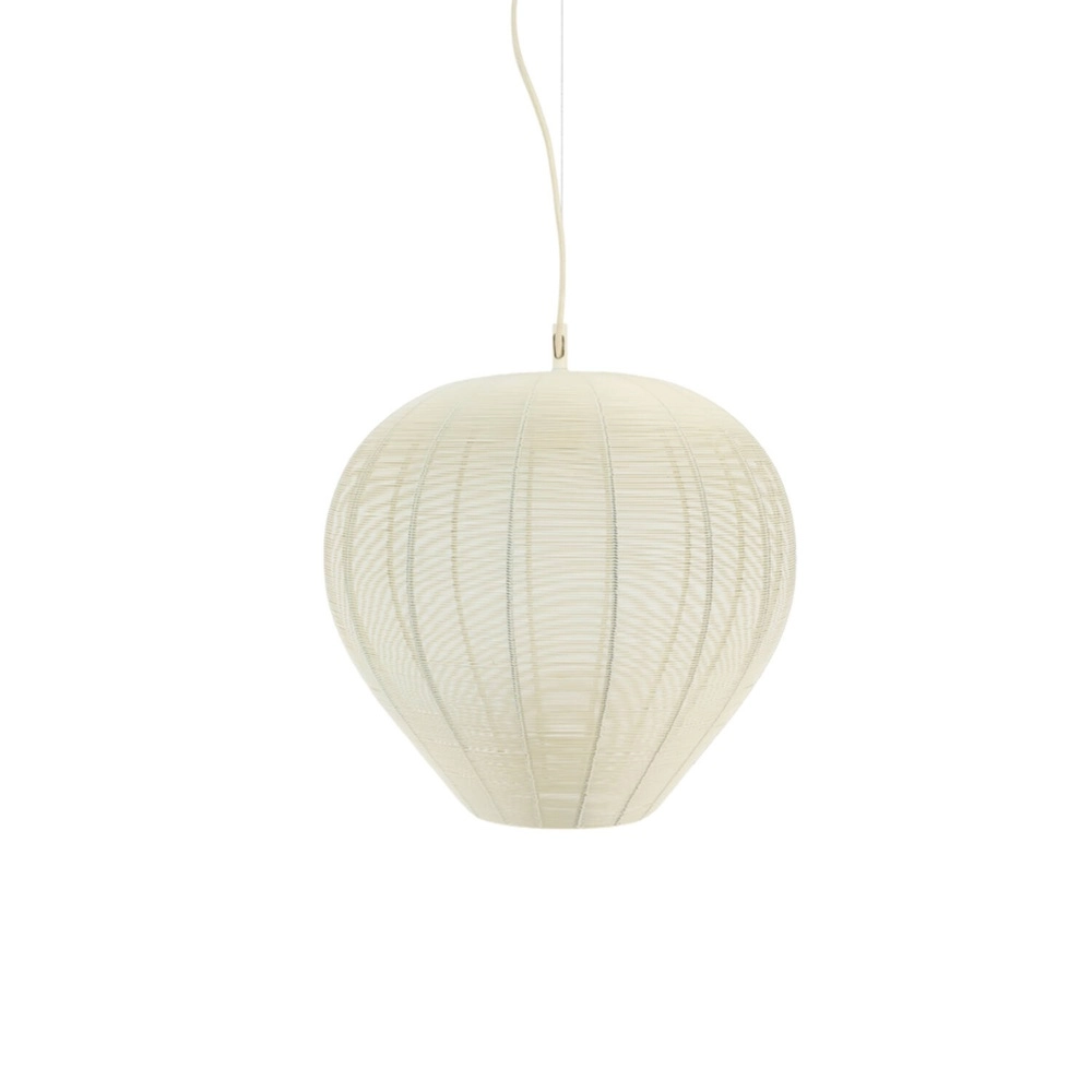 Scandinavische hanglamp Horan Ø 40cm wit