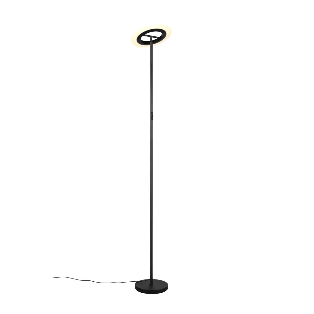 Design vloerlamp Samba zwart RGB Trio 4017807653229