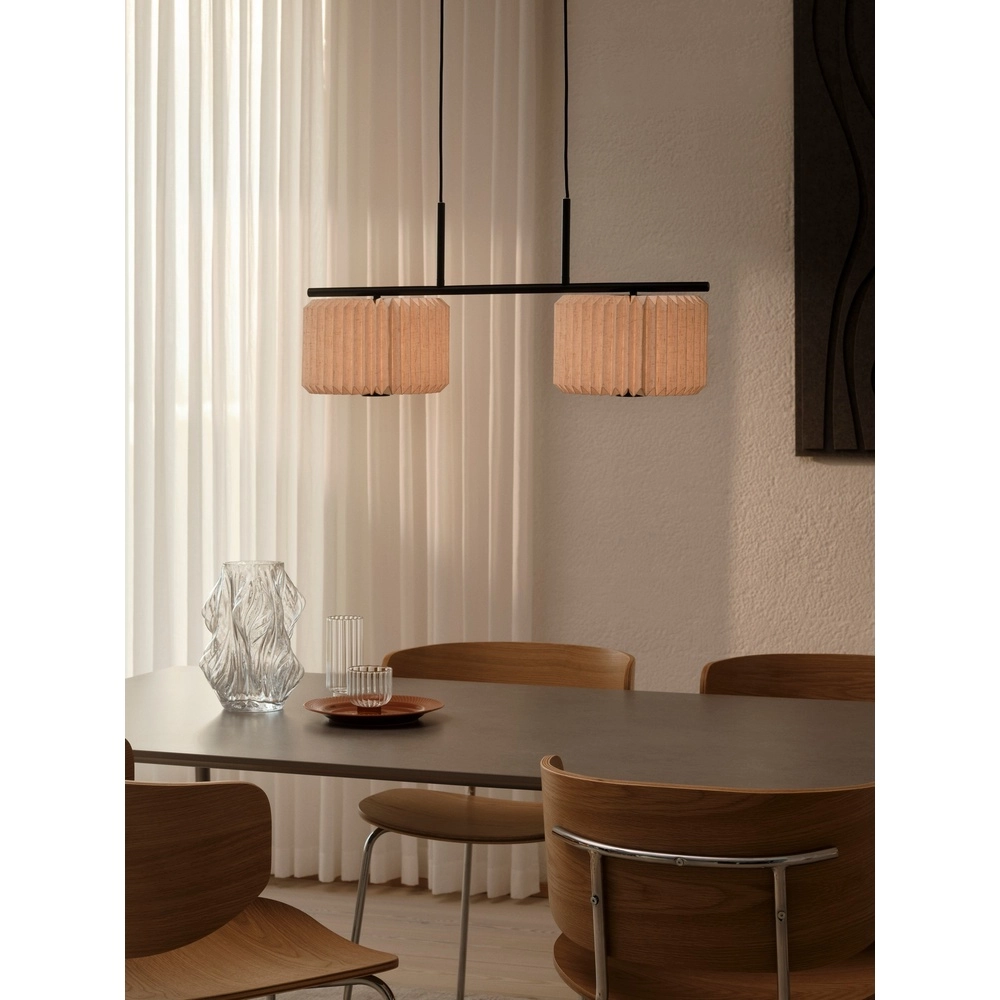2L hanglamp Vivienne zand - scandinavisch