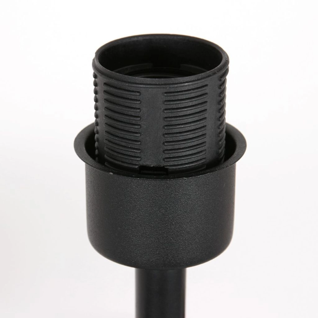 Zwarte tafellamp Stang met kurk kap Ø30cm Steinhauer 8712746180602