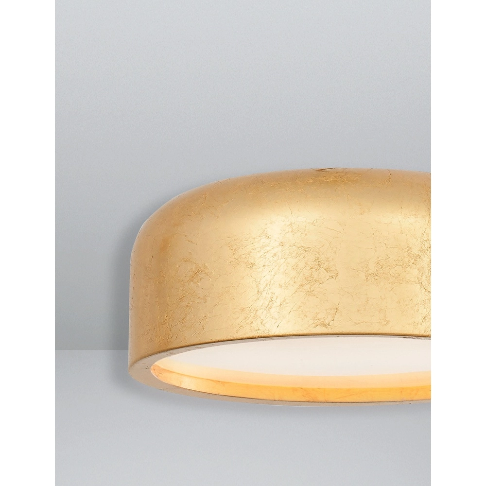 Design plafondlamp Perleto goud Ø 35cm Lyora 5212017419576