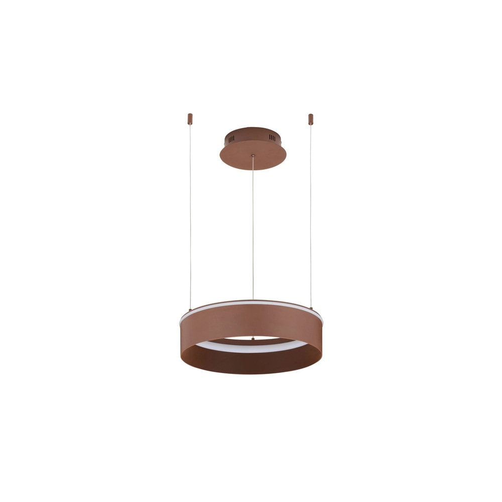 Moderne hanglamp Olivia bruin Ø 40cm Lyora 5212017494238