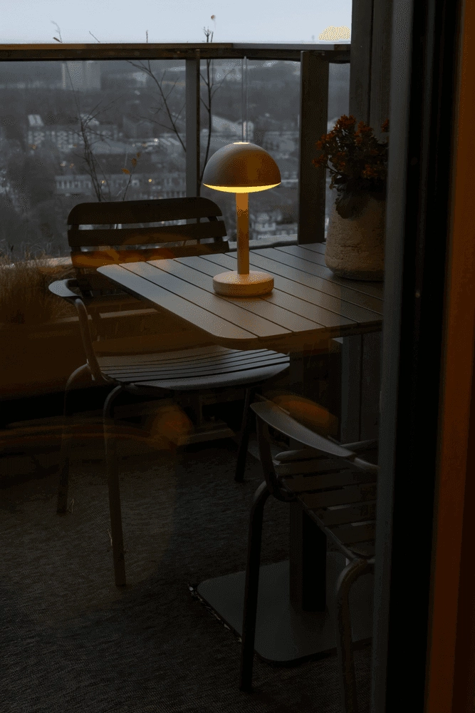 Oplaadbare tafellamp Bug Beige Humble 7446023313322