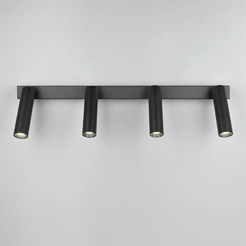 Slanke plafondspot Ambala 4x led - zwart Trio 4017807612653